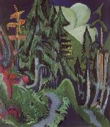 Ernst Ludwig Kirchner Mountain forest